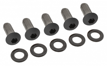 BLACK STAINLESS STEEL DERBY COVER SCREWS